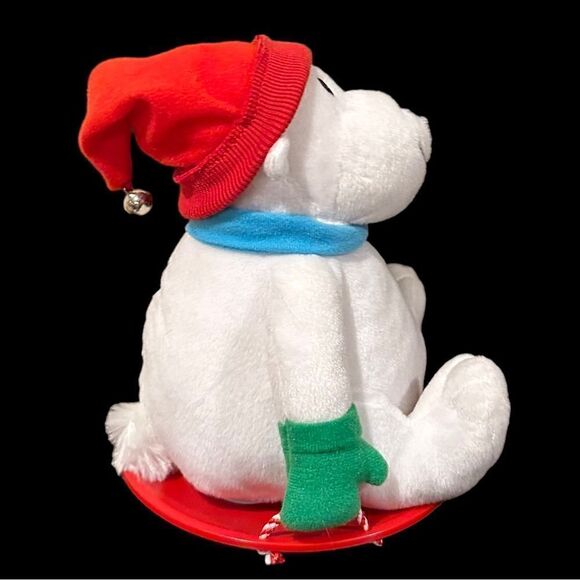 Hallmark 2008 Snowtime Pals Animated Sledding Polar bear and Penguin - Picture 5 of 10